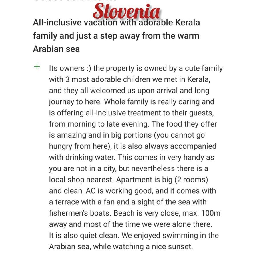 Marari Sibiya Beach Villa Mararikulam Esterno foto